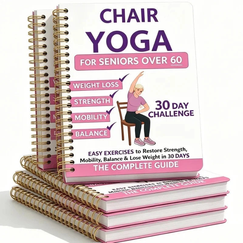 30 Day Chair Yoga Guide for Seniors Over 60 Strength Balance Book