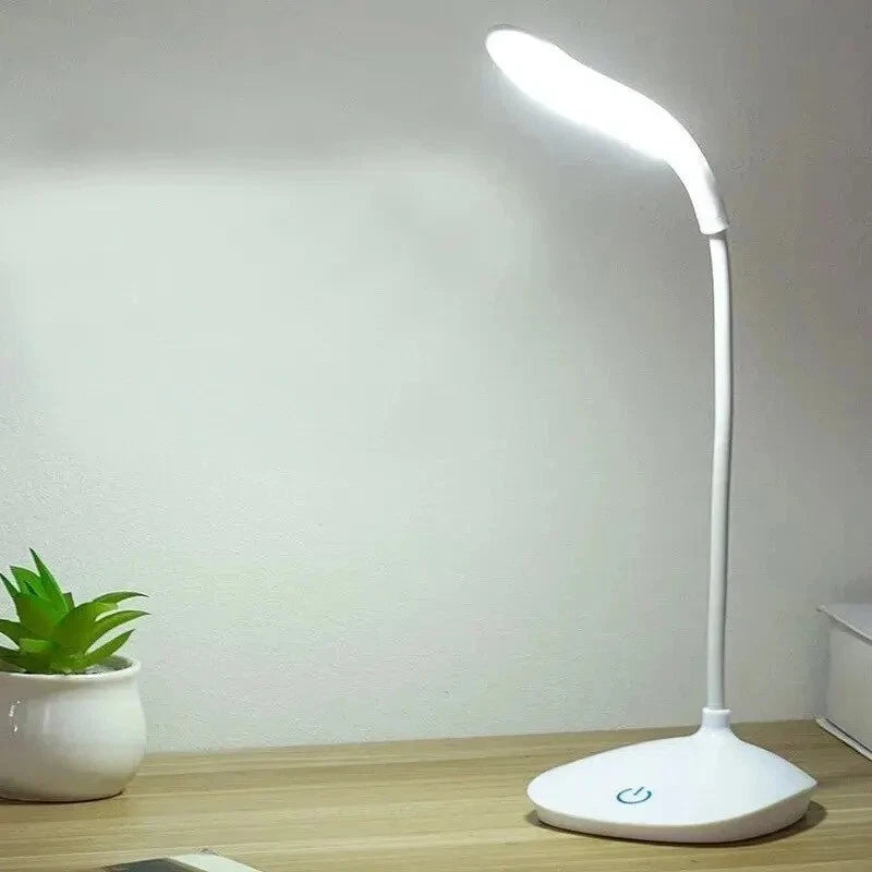 LED Desk Lamp Touch Dimmable USB Reading Light Eye Care for Office Bedroom Study