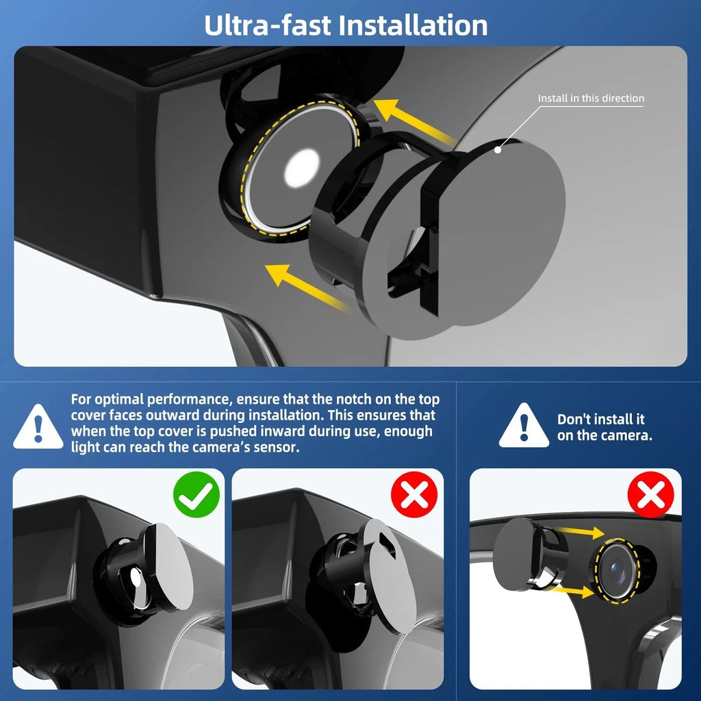 2/6Pcs LED Light Blocking Covers for Ray-Ban Meta Wayfarer/Skyle<wbr/>r/Headliner/Oa<wbr/>kl