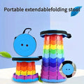 Folding Stool Portable Telescopic Chair Seat Camping Retractable Outdoor for Tra