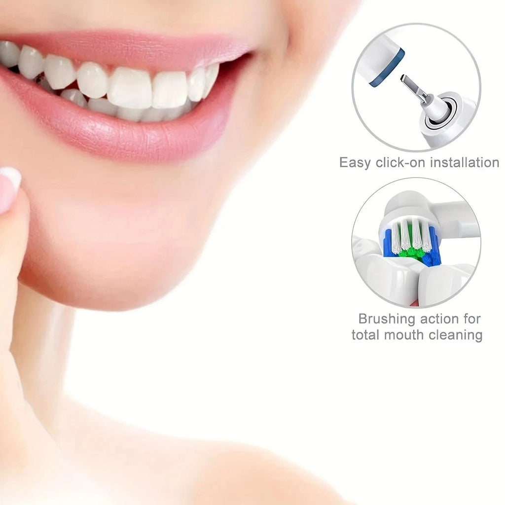4/12/20 Replacement Brush Heads for Oral-B Braun Electric Toothbrush Professiona