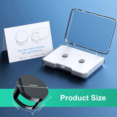 2/6Pcs LED Light Blocking Covers for Ray-Ban Meta Wayfarer/Skyle<wbr/>r/Headliner/Oa<wbr/>kl