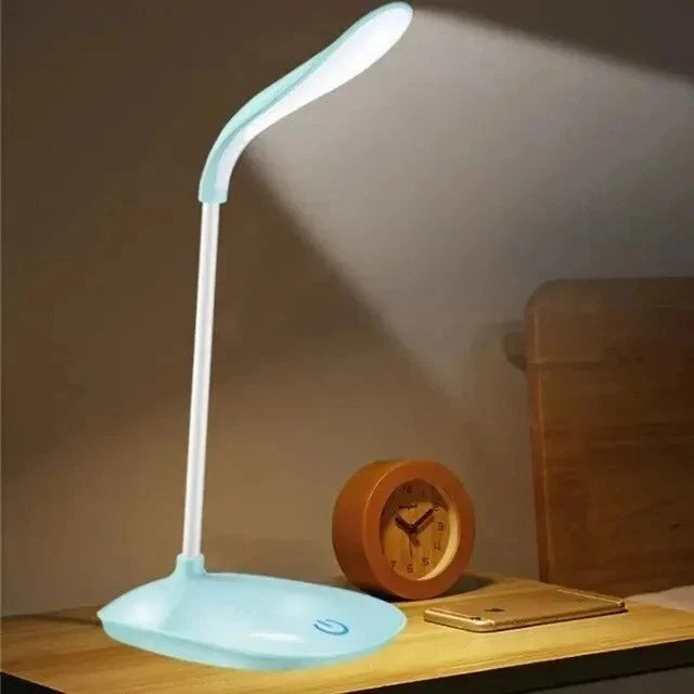 LED Desk Lamp Touch Dimmable USB Reading Light Eye Care for Office Bedroom Study