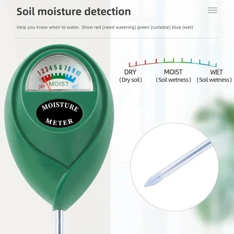 Soil Moisture Meter Plant Watering Tester Garden Soil Humidity Monitor Gauge