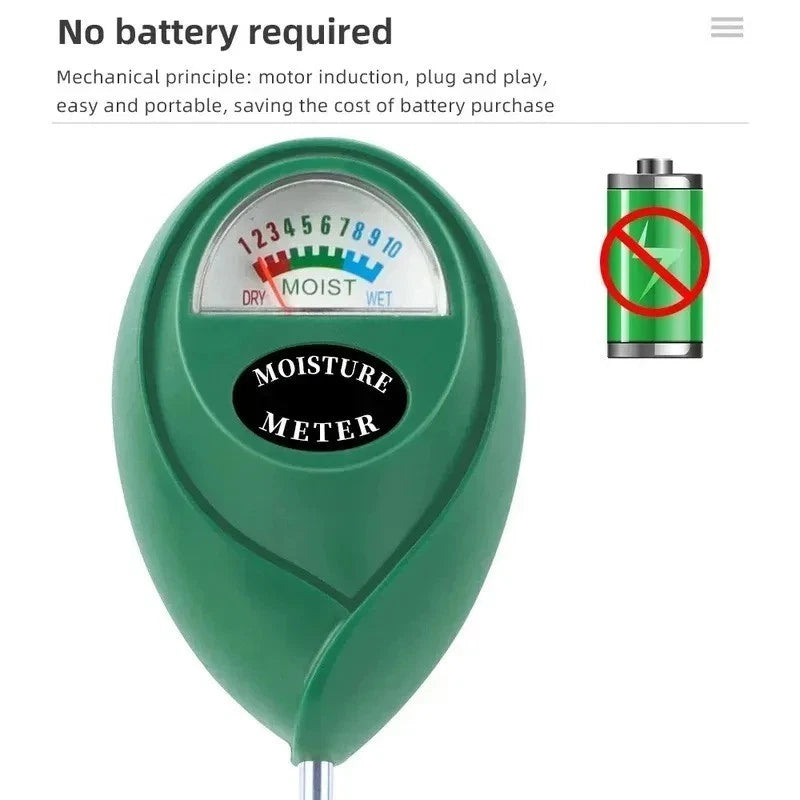 Soil Moisture Meter Plant Watering Tester Garden Soil Humidity Monitor Gauge