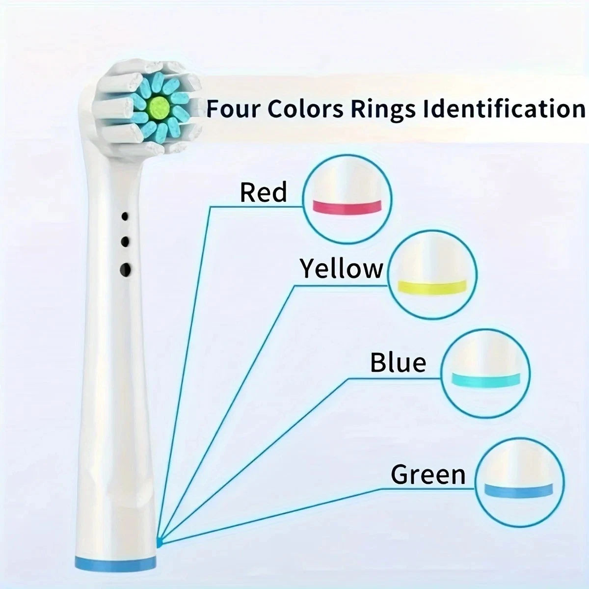 4/12/20 Replacement Brush Heads for Oral-B Braun Electric Toothbrush Professiona