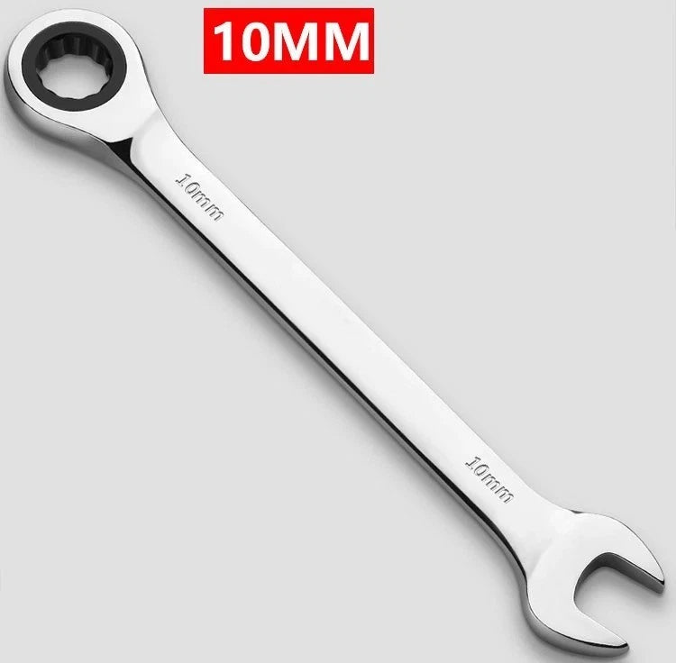 12Point Metric Ratchet Wrench 6mm-22mm Combination Spanner Chrome Vanadium Steel
